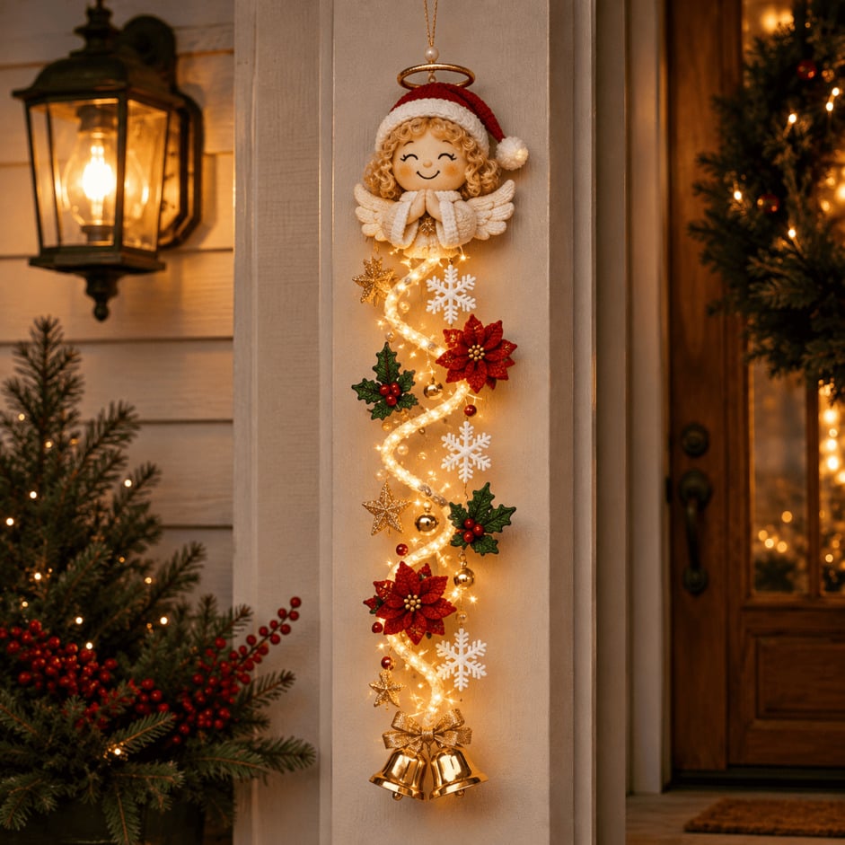 ⏳ Last day! 59% OFF – 🎅 Glowing Christmas Door Hanger