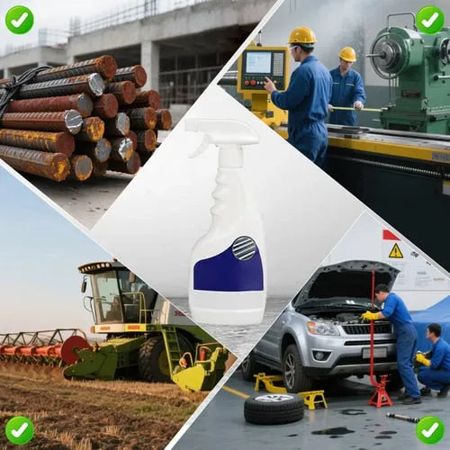 Metal rust remover product and application