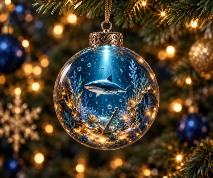 🌊Ocean Glow Sea Life Ornament Collection – 🐳8 Underwater Designs