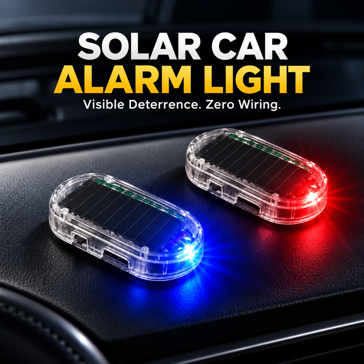 🔥Buy 1 Get 1 Free🚨Solar Powered Car Anti-Theft Warning Lights
