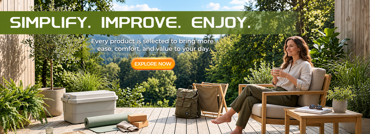 Simplify. Improve. Enjoy. Everyday essentials