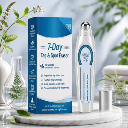 Precision roll-on skin care pen and source packaging