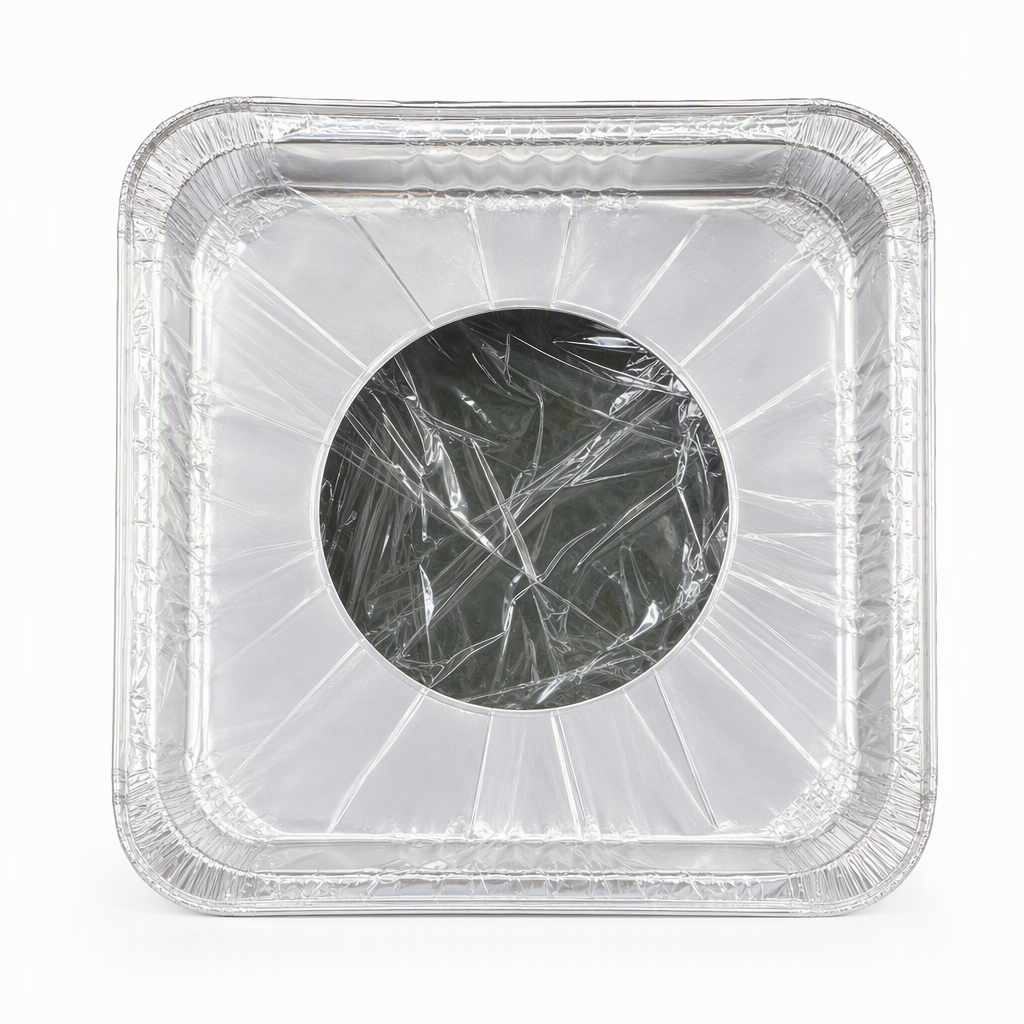 ⏳Buy one get one free for a limited time⏰50 Pack Heavy Duty Foil Gas Stove Burner Liners For Easy Cleaning And Spill Protection 🍳