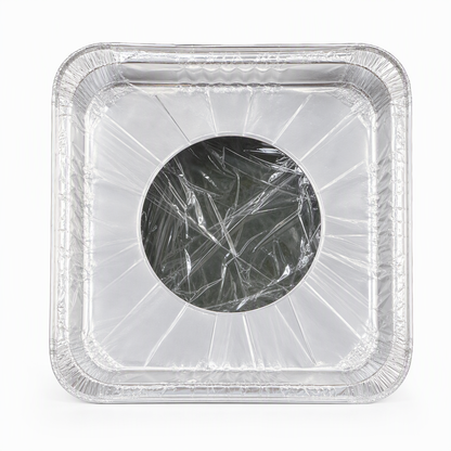 ⏳Buy one get one free for a limited time⏰50 Pack Heavy Duty Foil Gas Stove Burner Liners For Easy Cleaning And Spill Protection 🍳